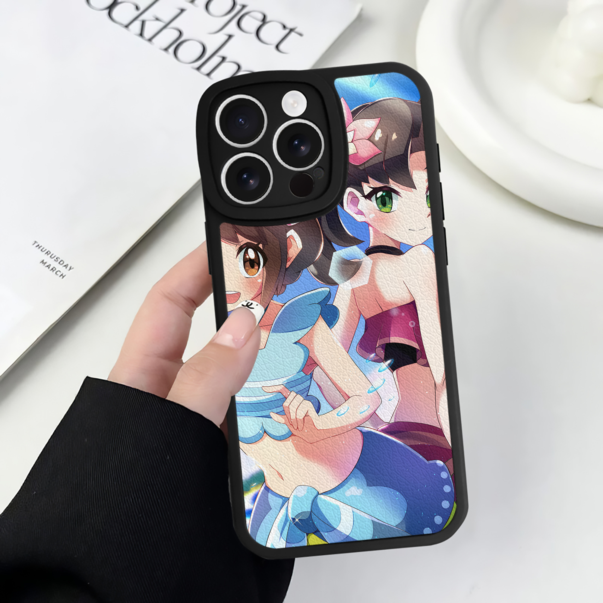 （画像用） ポケットモンスター Pokémon 【iPhone 16シリーズ対応】シリコンスマホケース（レザー調） 材質：シリコン